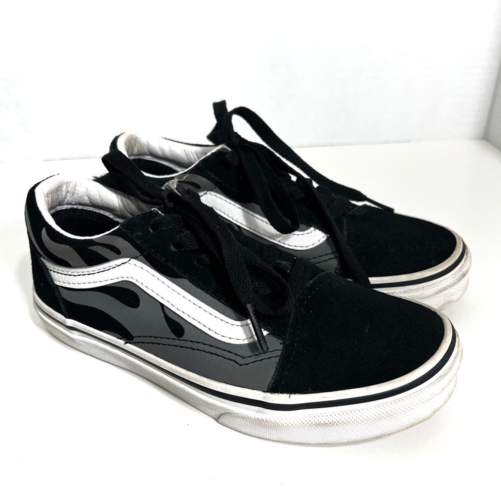 Vans Black and White Old Skool Sneakers Size 2